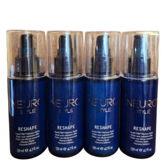 4 Pack Paul Mitchell Neuro Style RESHAPE HeatCTRL Memory Styler - Picture 1 of 1